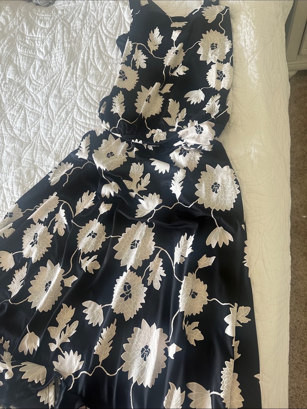 Brooklyn Isles (Ariella)  Maxi Dress with White Floral Print